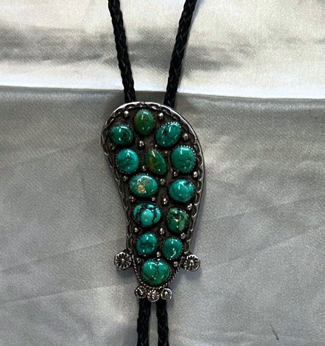 Fox Turquoise Multi-Stone Bolo
