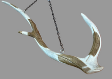 Hand Carved Elk Antler Eagle Wall Decor 29"
