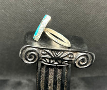 Kingman Turquoise Sterling Silver Ring Sz.11.5