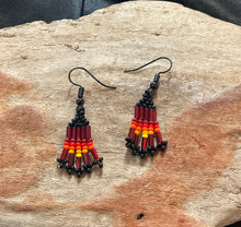 Small Beaded Dangle Earrings