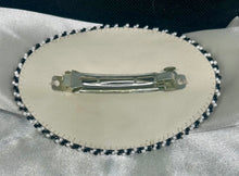 Large Beaded Barrette 4.5"x3 3/8"