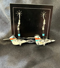 White Buffalo Sterling Silver Earrings