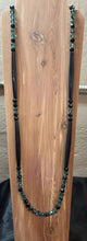 30" Hairpipe & Glass Bead Necklace