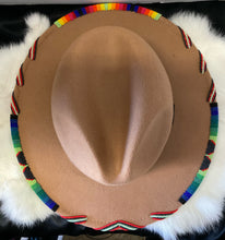 Beaded Brown Fedora