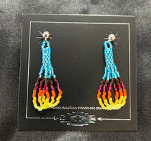 Hex Bead Stud Earrings