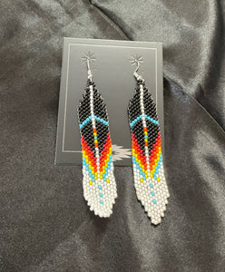 Brick Stitch Dangle Earrings *