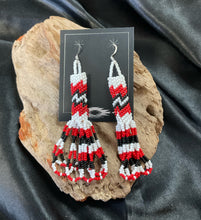 Peyote Stitch/Fringe Dangle Earrings