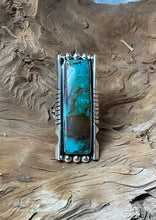 Sterlng Silver w/Red Skin Turquoise Ring Size 6