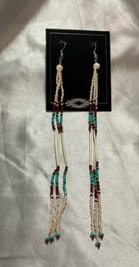 Beaded Dangle Earrings*