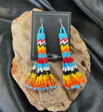 Peyote Stitch/Fringe Dangle Earrings