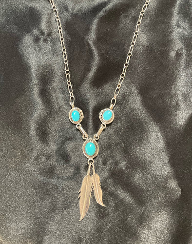 Sterling Silver, Turquoise, and Copper Necklaces