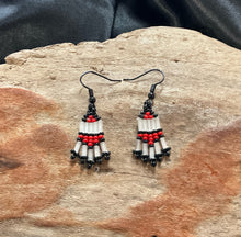 Small Beaded Dangle Earrings
