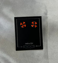 Beaded Round Stud Earrings