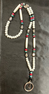 Glass Bead Lanyard
