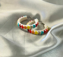 Beaded Hoop Earrings*