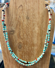 Santo Domingo Heishi Two-Strand Necklace 16"