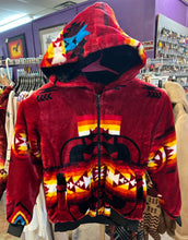 Native Print Kids Hooded Jacket