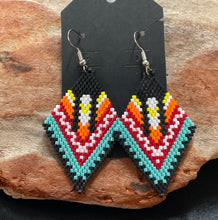 Brick Stitch Dangle Earrings *