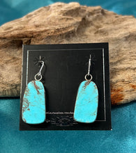 Kingman Turquoise Sterling Silver Earrings