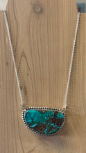 Fox Turquoise Sterling Silver Necklace 20"