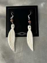 Copper Dangle Earrings w/ Embellishments