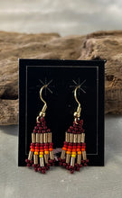 Small Beaded Dangle Earrings