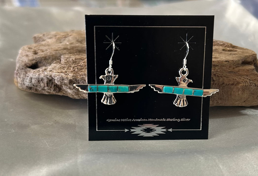 Candelaria Turquoise Sterling Silver Earrings