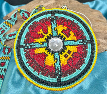 28" Beaded Medallion and Necklace