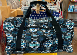 Native Print Duffle Bag