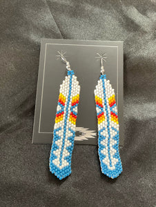 Brick Stitch Dangle Earrings *