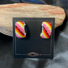 Beaded Hoop Earrings