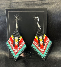 Brick Stitch Dangle Earrings