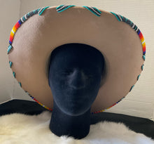 Beaded  Brown Cowboy Hat