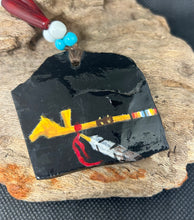30" Hand-Painted Slate Rock Necklace By: Bill McCulley