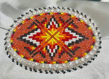 Large Beaded Barrette 4.5"x3 3/8"