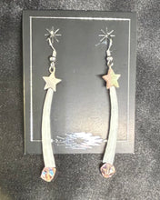 Dentalium Shell Earrings 2.25"