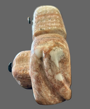 Native American Hand Carved Buffalo w/ Calf