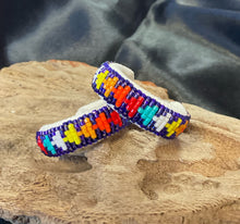 Beaded Hoop Earrings