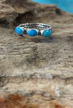 Sleeping Beauty Sterling Silver Turquoise Rings