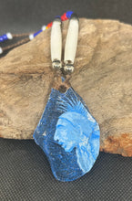34" Hand-Painted Slate Rock Necklace By: Bill McCulley
