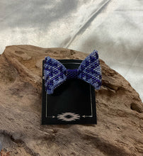 Beaded Hair Bow Barrette