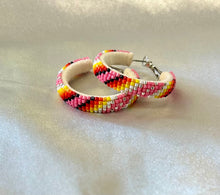 Beaded Hoop Earrings*