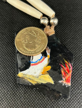 32" Hand-Painted Slate Rock Necklace By: Bill McCulley