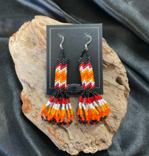 Peyote Stitch/Fringe Dangle Earrings