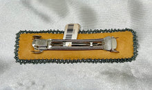 Beaded Hair Barrette 3 3/4"