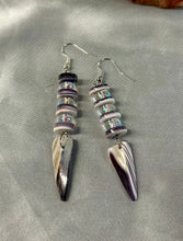 Wampam Shell Dangle Earrings