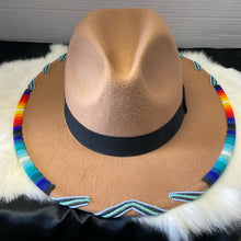Beaded Brown Fedora