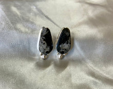 White Buffalo Sterling Silver Earrings