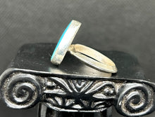 Bluebird Turquoise Sterling Silver Ring Sz.7