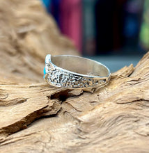 Sterling Silver Ring w/ Sleeping Beauty Turquoise size 8.5